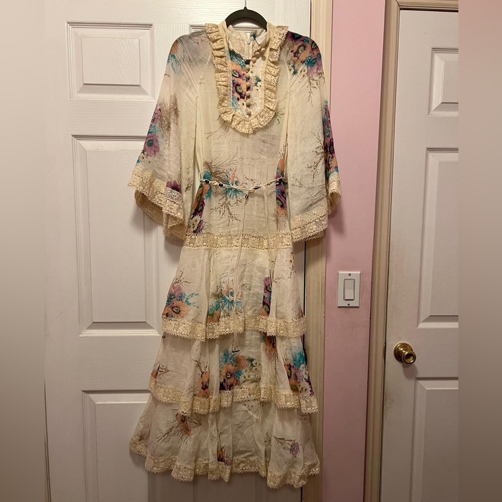 Zimmerman dress. Size 0. Worn once. In new condition.